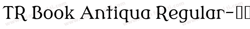 TR Book Antiqua Regular字体转换